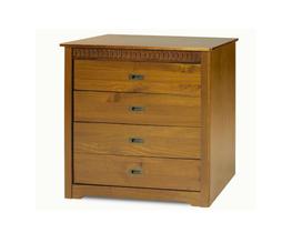 Cômoda Paris Madeira Maciça 4 Gavetas Weihermann