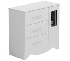 Comoda Popy Retro 1 Porta 3 Gavetas - Moveis Peroba