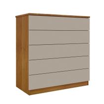 Cômoda Premium 5 GV Cinamomo e Off White