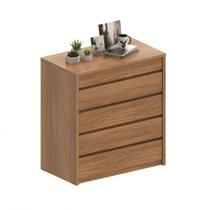 Comoda premium para quarto 5 gavetas casa d noce - village móveis