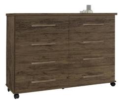 Comoda primus jade 8 gavetas amendoa wood Comoda primus jade 8 gavetas amendoa wood