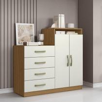 Cômoda Quarto 2 Portas Sapateira 120cm Elára Atacama/off White A09 - D'rossi Cômoda Quarto 2 Portas Sapateira 120cm Elára Atacama/off White A09 - D'rossi