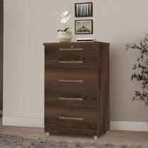 Comoda Quarto 5 Gavetas Chave Emas