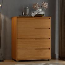 Cômoda Quarto 80cm x 104cm com 4 Gavetas Usinadas 100% MDF