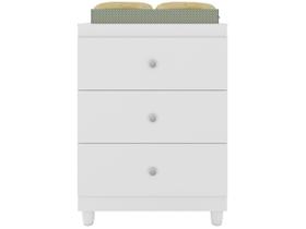Comoda Quarto Infantil Gutti com 3 Gavetas Comoda Quarto Infantil Gutti com 3 Gavetas