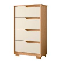 Cômoda Quarto Sole com 4 Gavetas e Pés