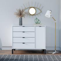 Cômoda Queens 4 Gavetas e 1 Porta Timeless