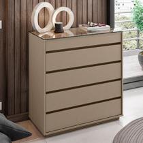 Cômoda Rabat 5 Gavetas Fendi - Pnr Móveis