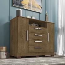 Cômoda Rack Viena 2 Portas 4 Gavetas I01 - Clique Chique Móveis