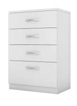 Comoda Rb 86cm x 62cm MDF Branco 15mm Comoda Rb 86cm x 62cm MDF Branco 15mm