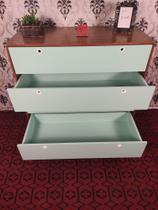 Comoda Retro 4 Gavetas verde Musgo