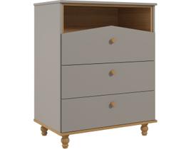 Cômoda Retro Permobili Casinha Mimo 03 gavetas MDF Cômoda Retro Permobili Casinha Mimo 03 gavetas MDF