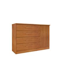 Cômoda Ripada Barcelona C/ Sapateira 4 Gavetas com 1 Porta Tcil Cômoda Ripada Barcelona C/ Sapateira 4 Gavetas com 1 Porta Tcil