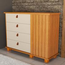 Cômoda Ripado para Quarto 120cm X 94cm Talismã