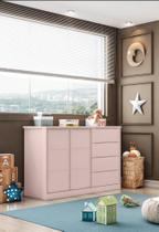 Cômoda Rosê Pérola - Phoenix Baby Cômoda Rosê Pérola - Phoenix Baby