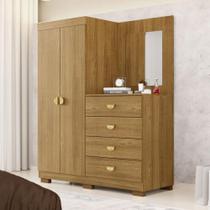 Cômoda Roupeiro 2 Portas 4 Gavetas Cristal Cômoda Roupeiro 2 Portas 4 Gavetas Cristal