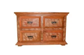 Cômoda Rústica Lunes Madeira Demolição - Cód 1447