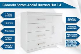 Cômoda Santos Andirá Havana Plus Sapateira 14 Branco