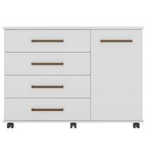 Cômoda Sapateira 1 Porta 4 Gavetas Cora