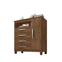 Cômoda Sapateira 1 Porta 4 Gavetas Dijon - ÉdeCasaMóveis