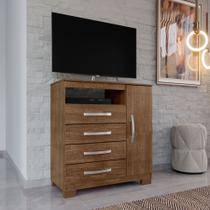 Cômoda Sapateira 1 Porta 4 Gavetas Itapema