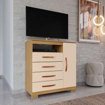 Cômoda Sapateira 1 Porta 4 Gavetas Itapema