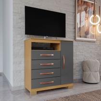 Cômoda Sapateira 1 Porta 4 Gavetas Itapema Cômoda Sapateira 1 Porta 4 Gavetas Itapema