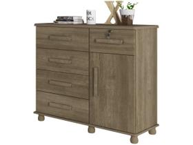 Cômoda Sapateira 1 Porta 5 Gavetas Móveis Lanza - Ibiza