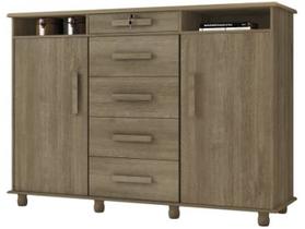 Cômoda Sapateira 2 Portas 5 Gavetas Cômoda Sapateira 2 Portas 5 Gavetas