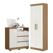 Cômoda Sapateira 2014143 E Armário Multiuso 2000191 Atacama Off White - Aramóveis Cômoda Sapateira 2014143 E Armário Multiuso 2000191 Atacama Off White - Aramóveis