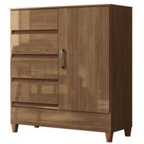 Cômoda Sapateira 4 Gavetas 1 Porta Maia Madeirado Cômoda Sapateira 4 Gavetas 1 Porta Maia Madeirado