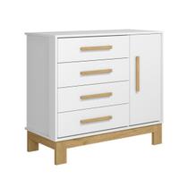 Cômoda Sapateira 4 Gavetas 1 Porta Q Charm Slim - ÉdeCasaMóveis