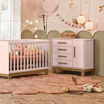 Cômoda Sapateira 4 Gavetas 1 Porta Q Encanto Slim MDF cor: branco Cômoda Sapateira 4 Gavetas 1 Porta Q Encanto Slim MDF cor: branco