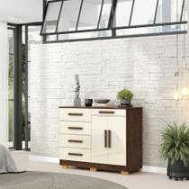 Cômoda Sapateira 5 Gavetas 2 Portas 122 Cm Siri 20019 Vlr Imbuia Campanhe Cômoda Sapateira 5 Gavetas 2 Portas 122 Cm Siri 20019 Vlr Imbuia Campanhe