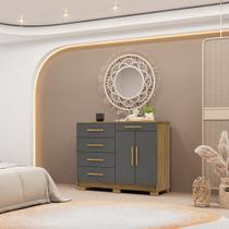 Cômoda Sapateira 5 Gavetas 2 Portas Cannes Cômoda Sapateira 5 Gavetas 2 Portas Cannes