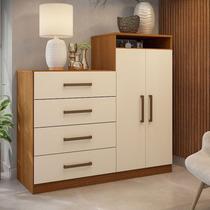 Cômoda Sapateira Ambiente Áurea Amêndola Touch Off White Demóbile