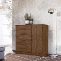 Cômoda Sapateira Ambiente Vênus Castanho Wood Flex - Moval