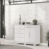 Cômoda Sapateira Armario Multiuso Sirius Branco - Mabe Magazine