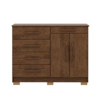 Cômoda Sapateira Armario Multiuso Sirius Imbuia Rústico - MABE MAGAZINE