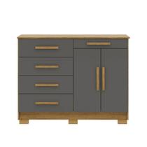 Cômoda Sapateira Armario Multiuso Sirius Nature/alasca - Mabe Magazine