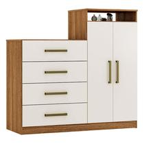 Cômoda Sapateira Áurea Amêndola Touch Off White Demóbile