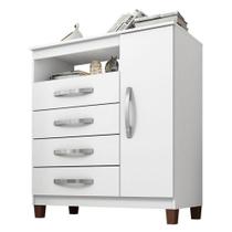 Cômoda Sapateira Catar Branco - Incorplac Cômoda Sapateira Catar Branco - Incorplac