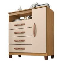 Cômoda Sapateira Catar Carvalho Americano Off White - Incorplac Cômoda Sapateira Catar Carvalho Americano Off White - Incorplac