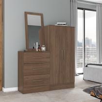 Cômoda Sapateira com Espelho Happy Espresso Móveis