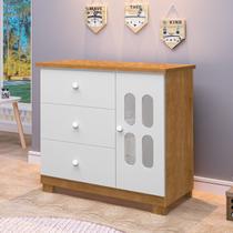 Cômoda Sapateira de Bebê 1 Porta 3 Gavetas Sophie