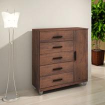 Cômoda Sapateira Gaveteiro Multiuso 1 Porta 5 Gavetas