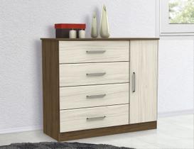 Comoda sapateira genova nogal/nevada