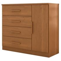 Cômoda Sapateira Genova Plus 1 Porta 4 Gavetas Cinamomo Fosco - Zanzini Cômoda Sapateira Genova Plus 1 Porta 4 Gavetas Cinamomo Fosco - Zanzini