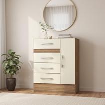 Cômoda Sapateira Grande 4 Gavetas 1 Porta Cômoda Sapateira Grande 4 Gavetas 1 Porta