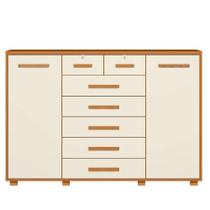 Cômoda Sapateira Grande 7 Gavetas 2 Portas Mdp Mdf Santana Cinamomo Off White Cômoda Sapateira Grande 7 Gavetas 2 Portas Mdp Mdf Santana Cinamomo Off White
